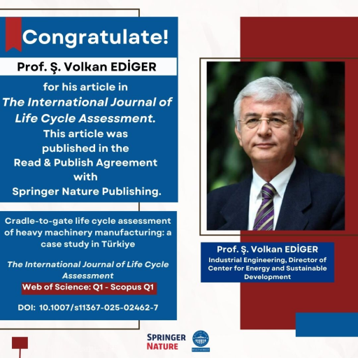 Volkan Ediger’in Açık Erişimli Makalesi, Springer Nature Okuma ve Yayınlama Anlaşması Kapsamında Yayımlandı